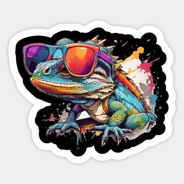 Lizard with sunglasses best sale
